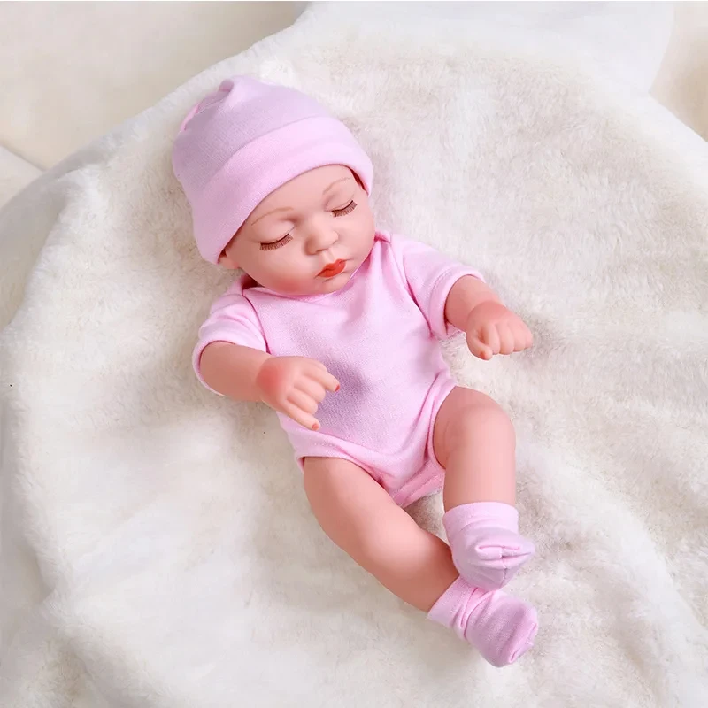 12 дюймов новая кукла реборн 30 см Реалистичная девочка Bebe Baby Doll с модной одеждой гладкая мягкая кожа виниловые детские игрушки куклы подарок