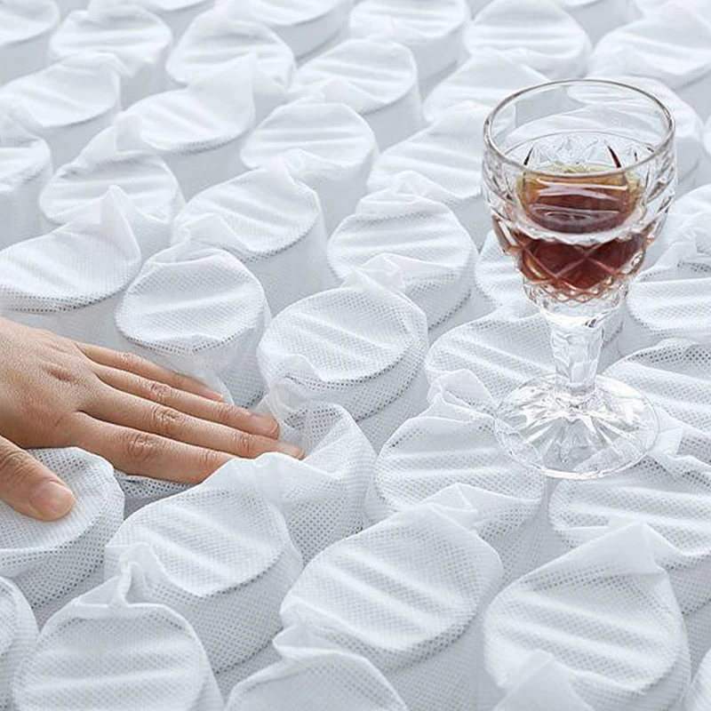 2023 Hot Sale China Factory Adjustable Spring Mattress Detachable Removable Rolled Up Matttess Hotel Home Bedroom Knitted Fabric