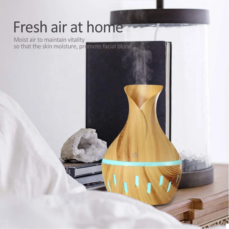 China Bamboo 300Ml Luxury Home Fragrance Diffuser Oil Aroma Diffuser Humidifier