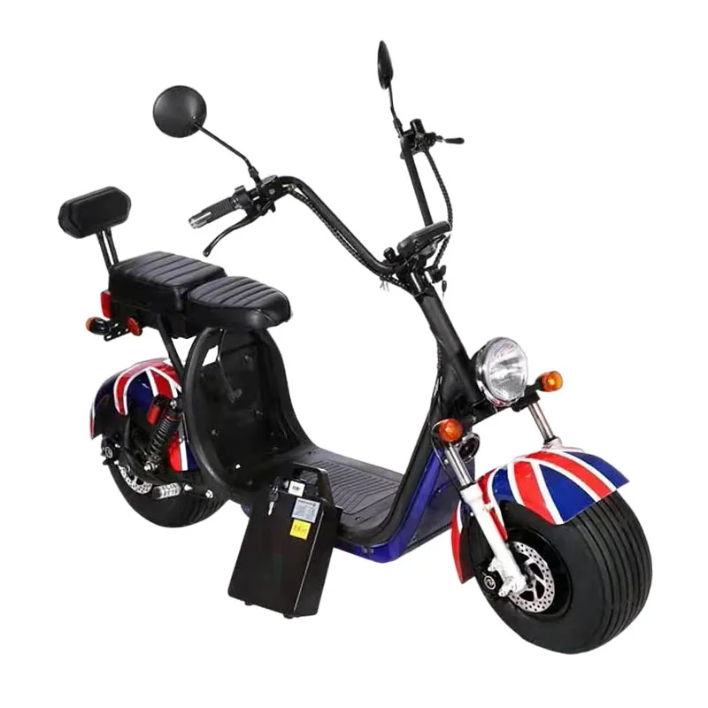 Removable lithium battery europe warehouse citycoco motorscooter EEC / COC Certification