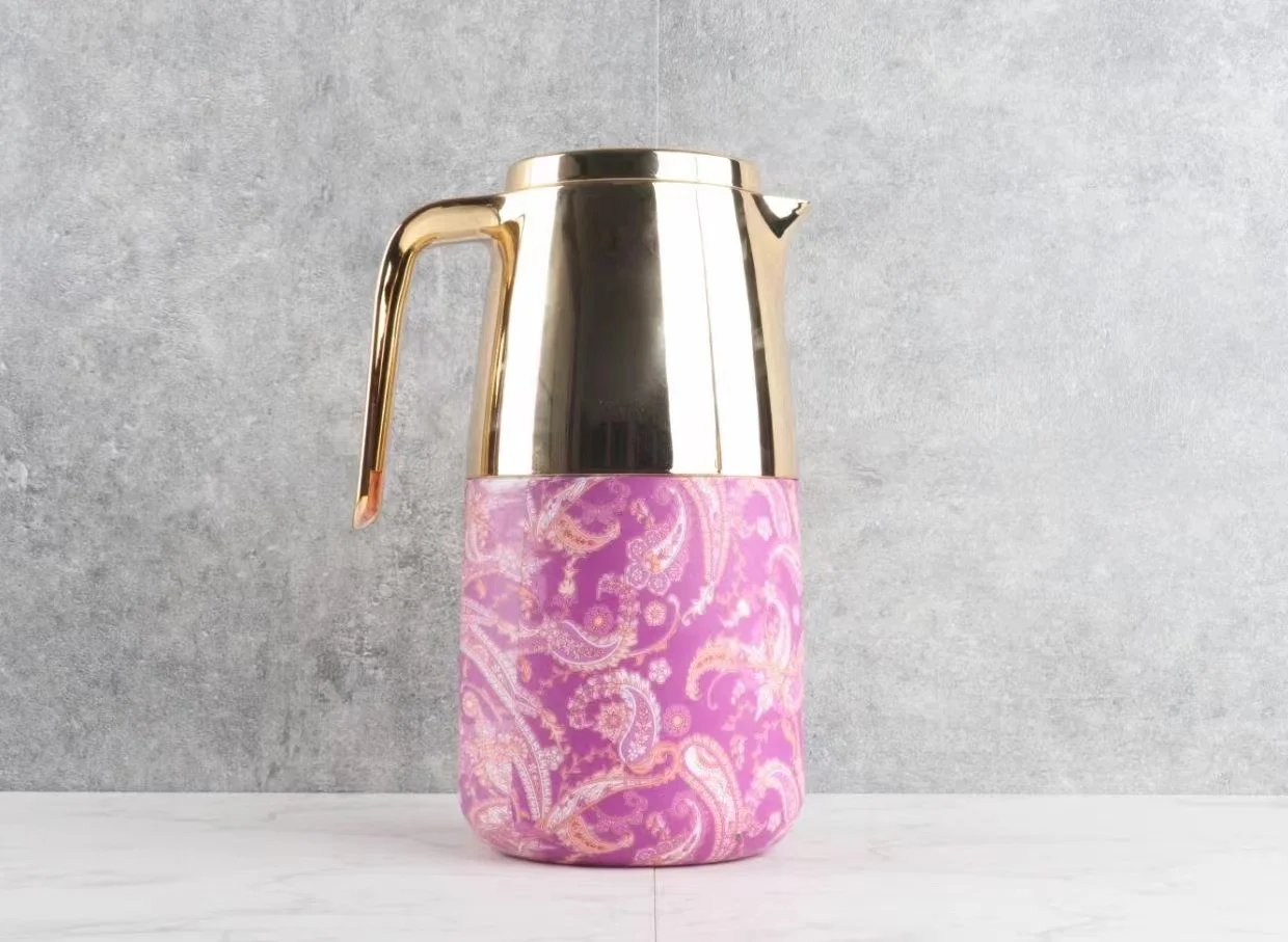 Hot Selling Luxury Royal Daily Use Pot Arabic Tea Vacuum Thermos Flask coffee kettle set dallah pot arabic coffee vacuum flasks