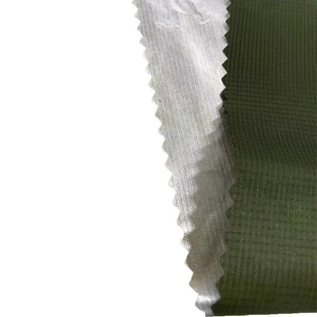 20D клетчатая Водонепроницаемая немнущаяся устойчивая к истиранию ткань дождевик Зонт