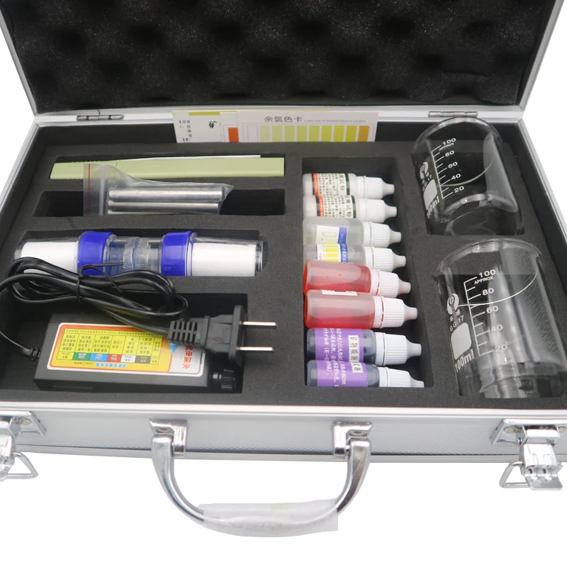 PH Chlorine Water Quality Test Set Hydro Tool Kit Accessories for Swimming Pool