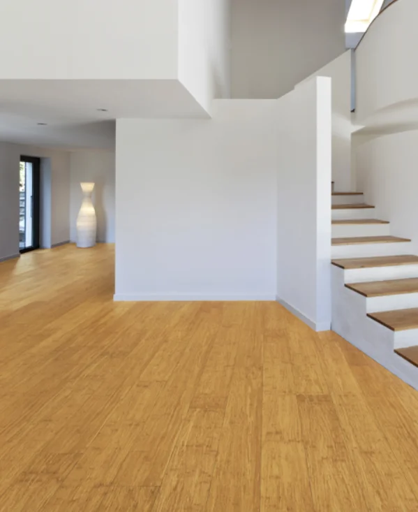Champagne strand woven bamboo flooring comfortable insect-resistant Convenient installation