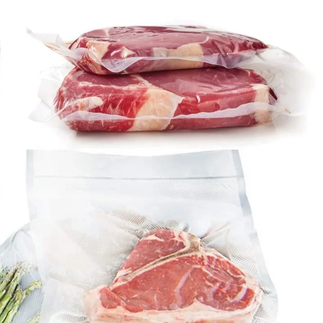 Пластиковый пакет Вакуумный для хранения пищевых продуктов и морозильной камеры