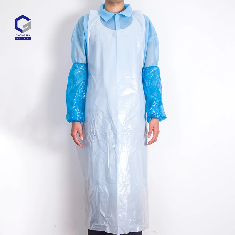 OEM Factory Professional Custom Plastic Disposable HDPE LDPF PE Apron
