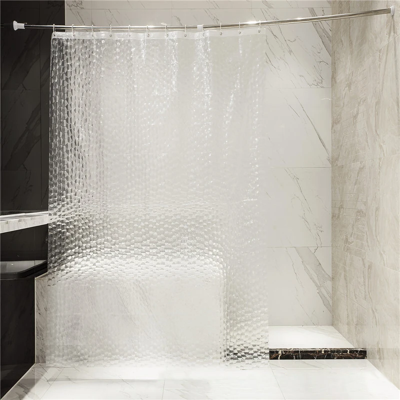 
hot selling polyester waterproof shower curtain peva 
