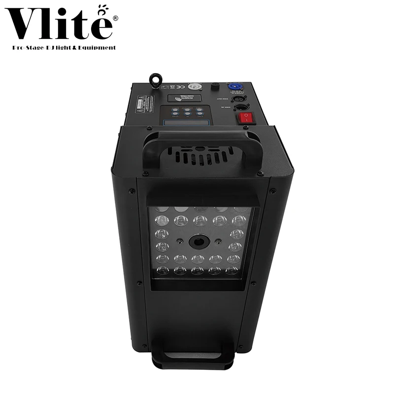1500W Vertical Upper Jet Smoker up smoke fog machine stage effect light full colors spray column professional nightclub dj disco
