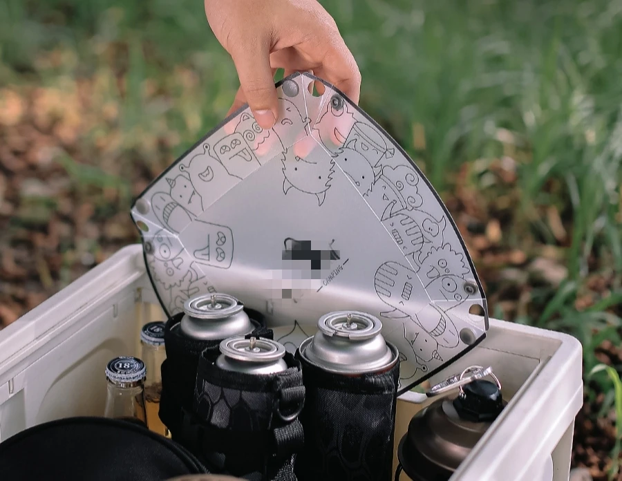 Camping Portable Plate Water Cup - Collapsible Tableware Set - Foldable Bowl Plate Cup - Heat-resistant Light Camping Supplies