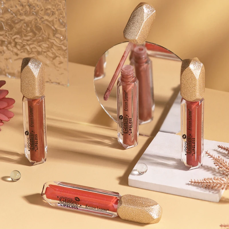 SHICELLE  private label vegan moisturizing long lasting glitter lip gloss shimmer lip glaze