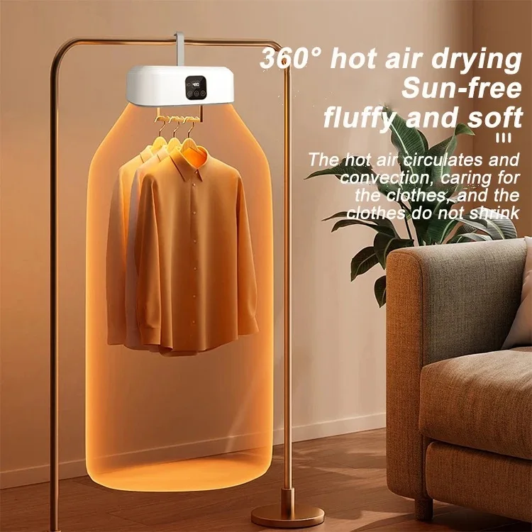 2024 New Arrival Household Drying Thermostatic Double Dryer Portable Germicidal Folding Dryer Clothes Drying Quick Drying