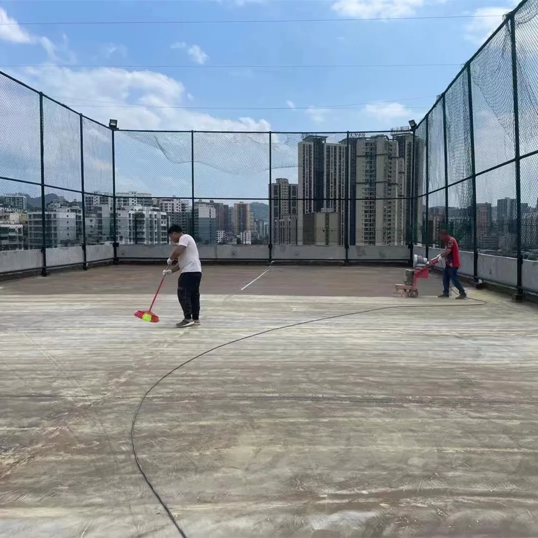 Eco-friendly Two Component Polyurea Waterproof Coating For Basketball Court