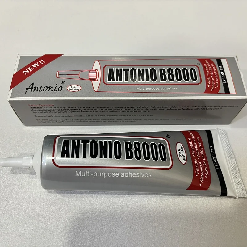 Оптовая продажа клей B8000 со стразами ремонтная паста ювелирные изделия для рукоделия многоцелевой