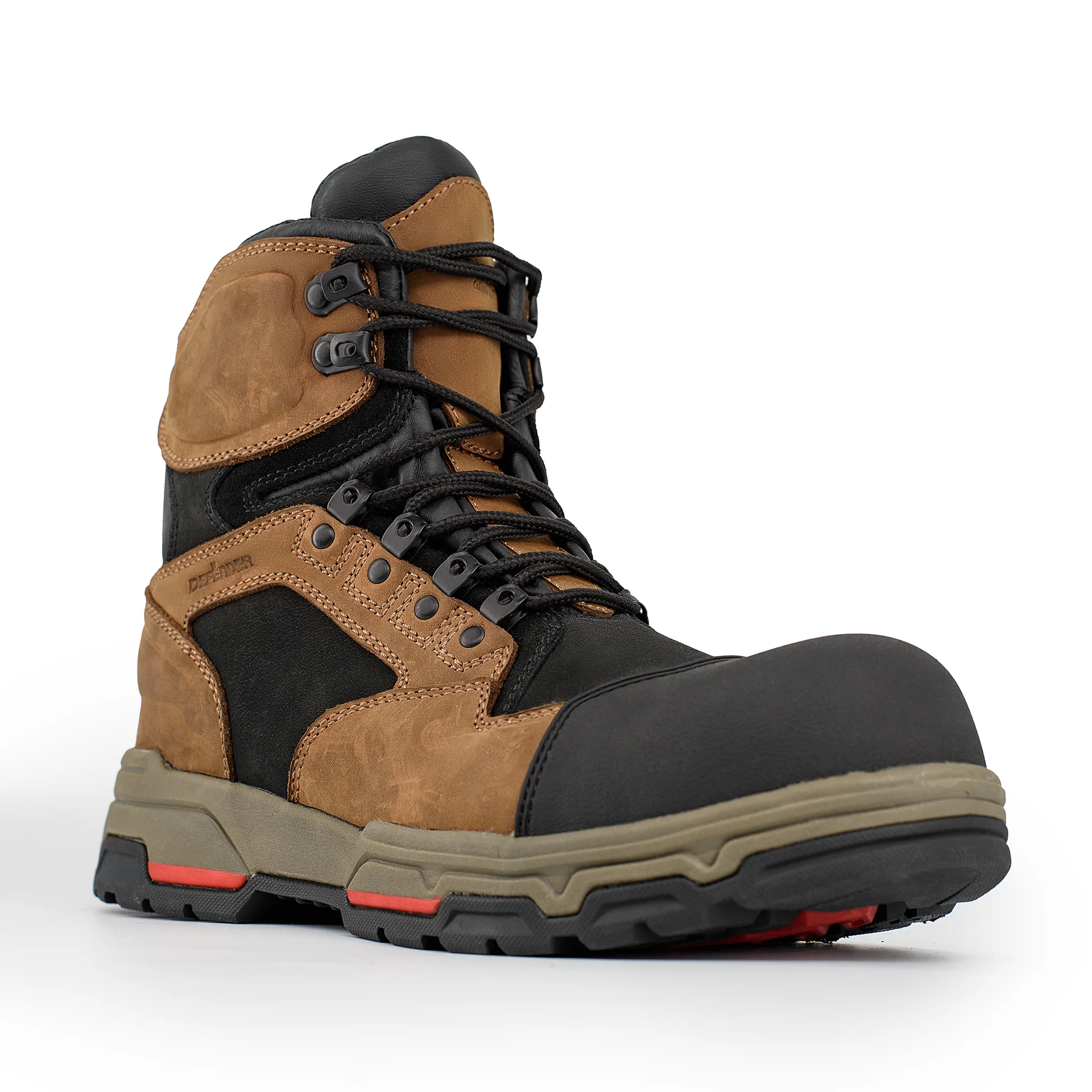 Nubuck leather new work safety shoes men heat resistance safety boots hight cut safety shoes