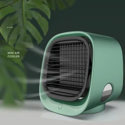 2021 Amazon Top Selling Ice Cooler Water Fan Portable Table Mini Fan Air Cooler  Air Conditioner