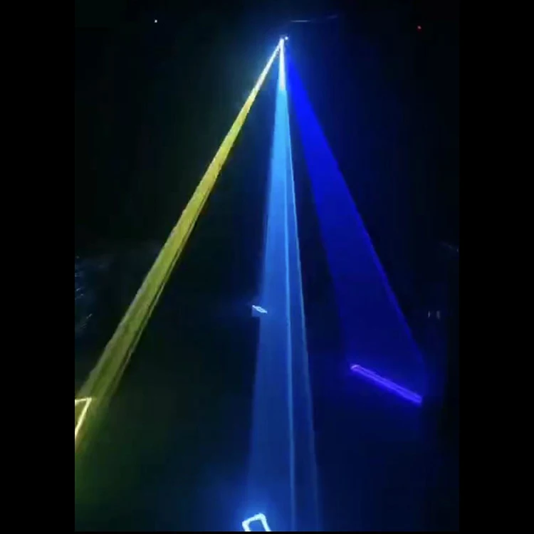  Профессиональное освещение для диджея 2 Вт/5 Вт/8 Вт RGB Лазерное анимации 3D светодиодное