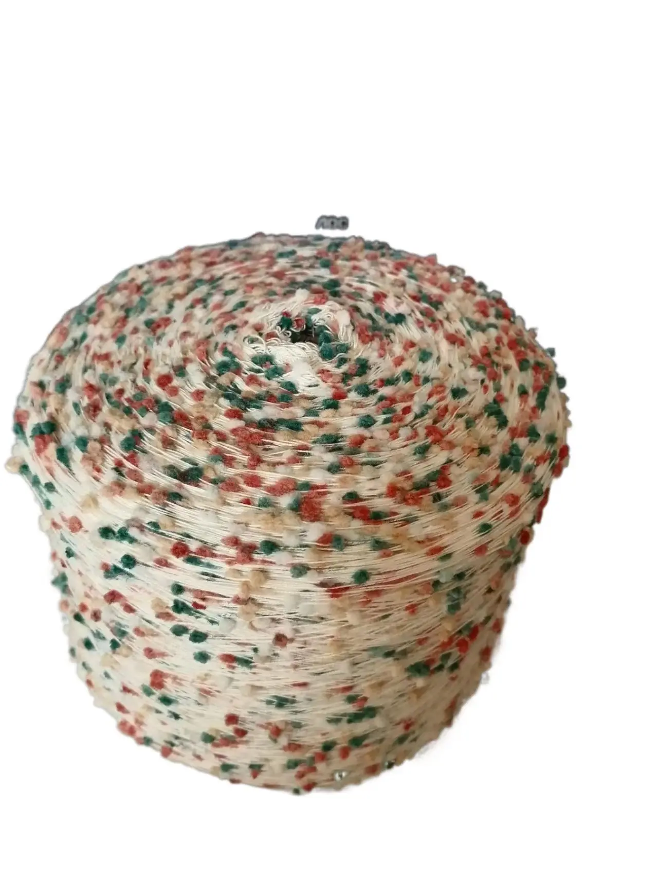 Multi Color Space Dyed 5.3NM Pompom Yarn for Knitting Sweater Fabric