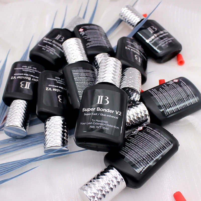 Korea оригинальный IB Super Bonder для наращивания ресниц bonder V2 Клей 15 мл прозрачная жидкость super