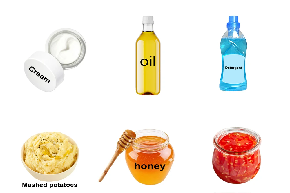 HZPK semi automatic chili sauce peanut butter olive oil cream jars lubricant bottle paste filling machines