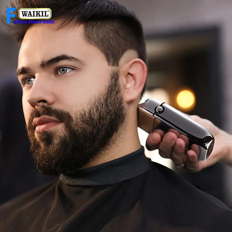 WAIKIL Hot selling LED Display Professional Man travel Electric Shaver Portable Hair Trimmer Rechargeable Home Best Shaver