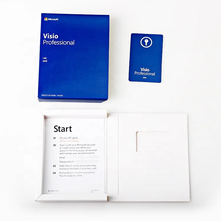 Г-жа Visio 2019 visio pro 100% онлайн Активация Профессиональный цифровая Лицензия отправить по