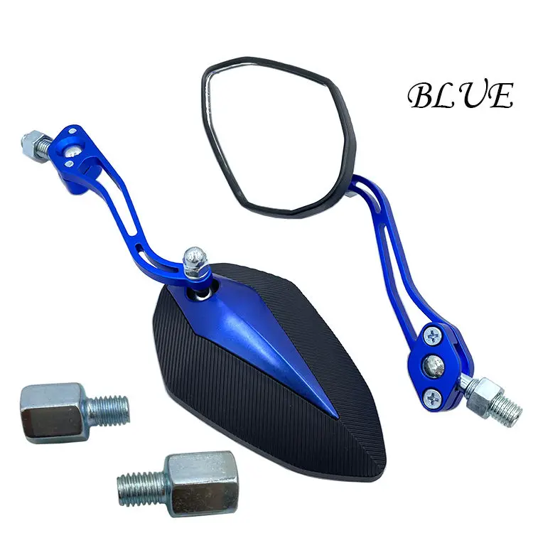 2022 Universal  Handlebar Side Mirror Rearview Mirrors For Motorcycle Motorbike  Handle Bar End Mirror