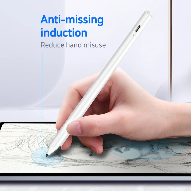 Стилус активный для iPad карандаш с функцией отвода пальмы Apple Pencil 2 1 Pro 1112 9 2020 2018 2019 6-го 7-го