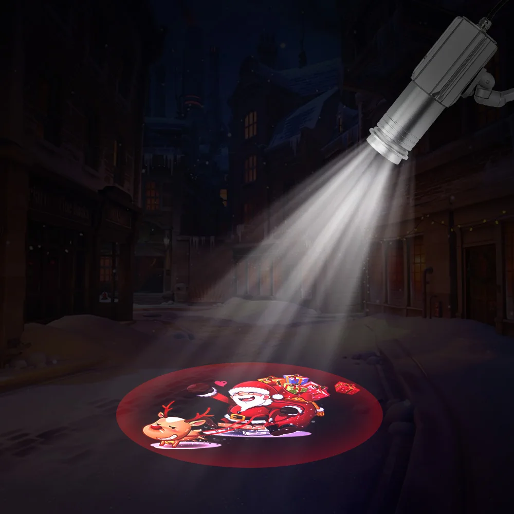 Factory customizable 20w led gobo projector indoor rotating and static gobo projector showroom lamp