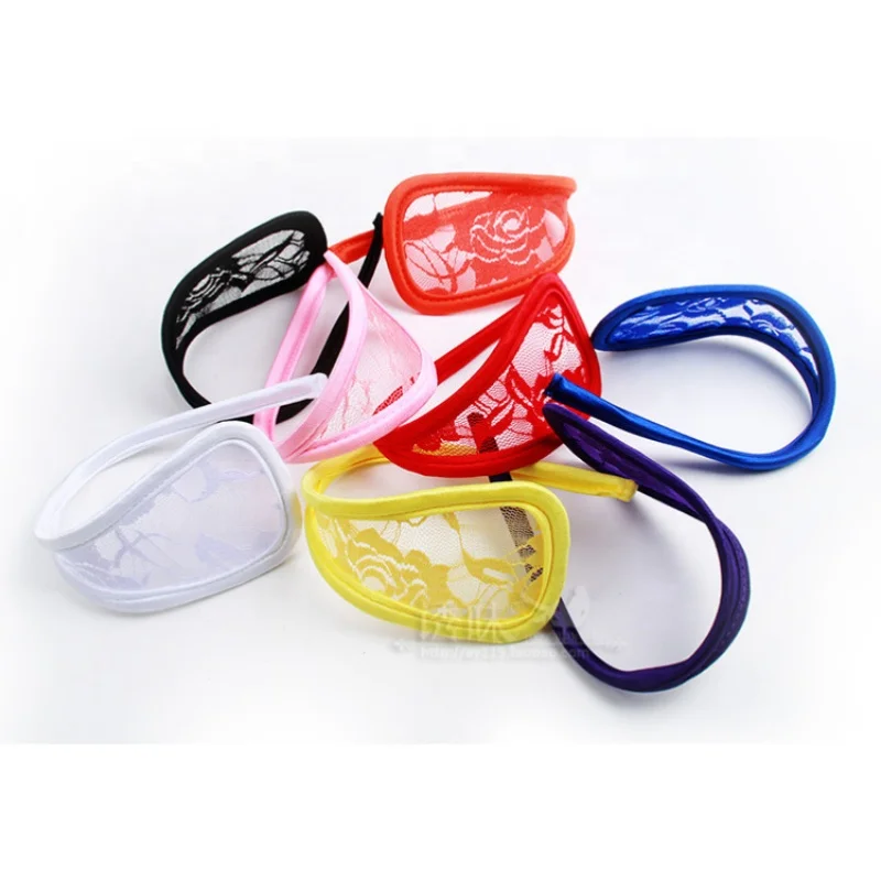 Thongs women Underwear Sexy Briefs Lace Panties  Lines Silicone Adhesive C String Panty Women&Panties