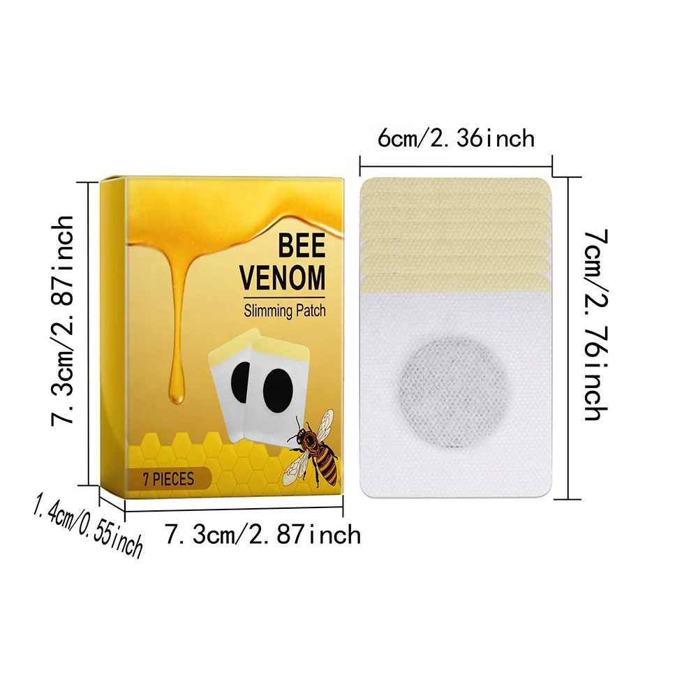 hot sale new products chinese bee venom slimming patch highlight body curve tighten arms reduce body fat body shaping patch