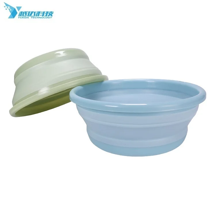 
Multi Purpose Portable Basin Hanging Hole Round Lightweight Collapsible Wash Basin 