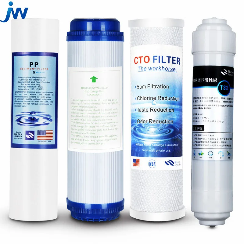 UDF granular activated carbon water filter cartridge for water purification