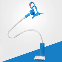 Adjustable Desktop Phone Holder Bed Post Clip Lazy Scalable Flexible Rotatable Tablet Gooseneck Mount Bed Phone Holder for iPad
