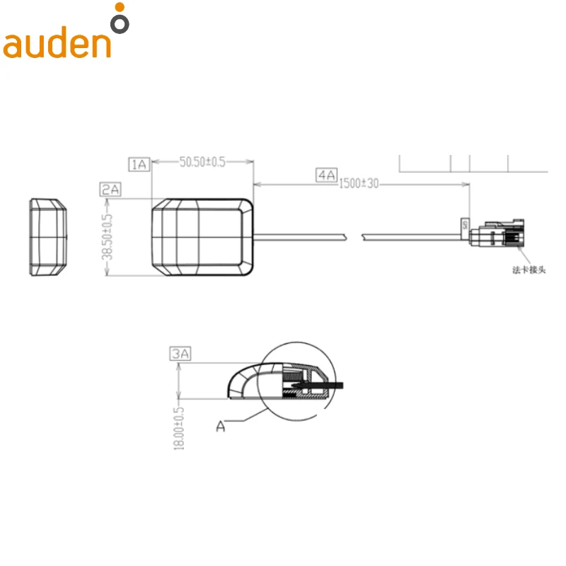 Factory gps bd glonass external antennas cable fakra sma tnc connector tracker car active rs232 nmea0183 marine gps antenna