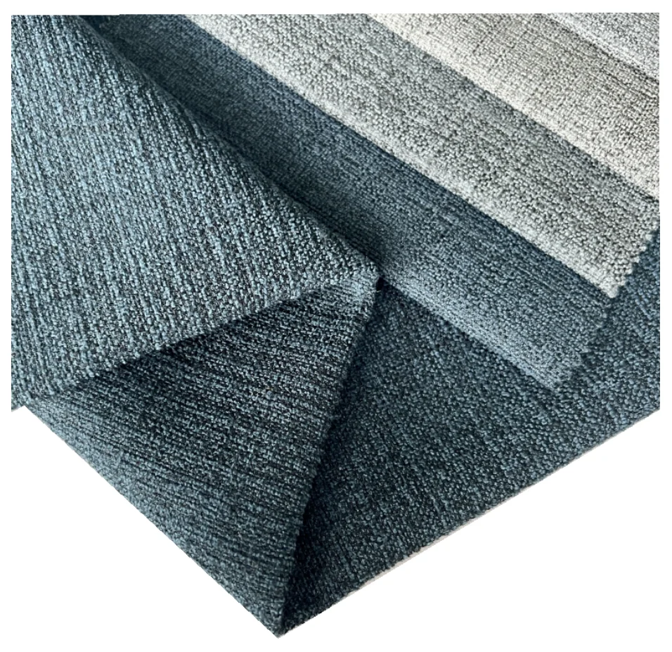 China Good design more colorful 100% polyester Linen Upholstery Fabric