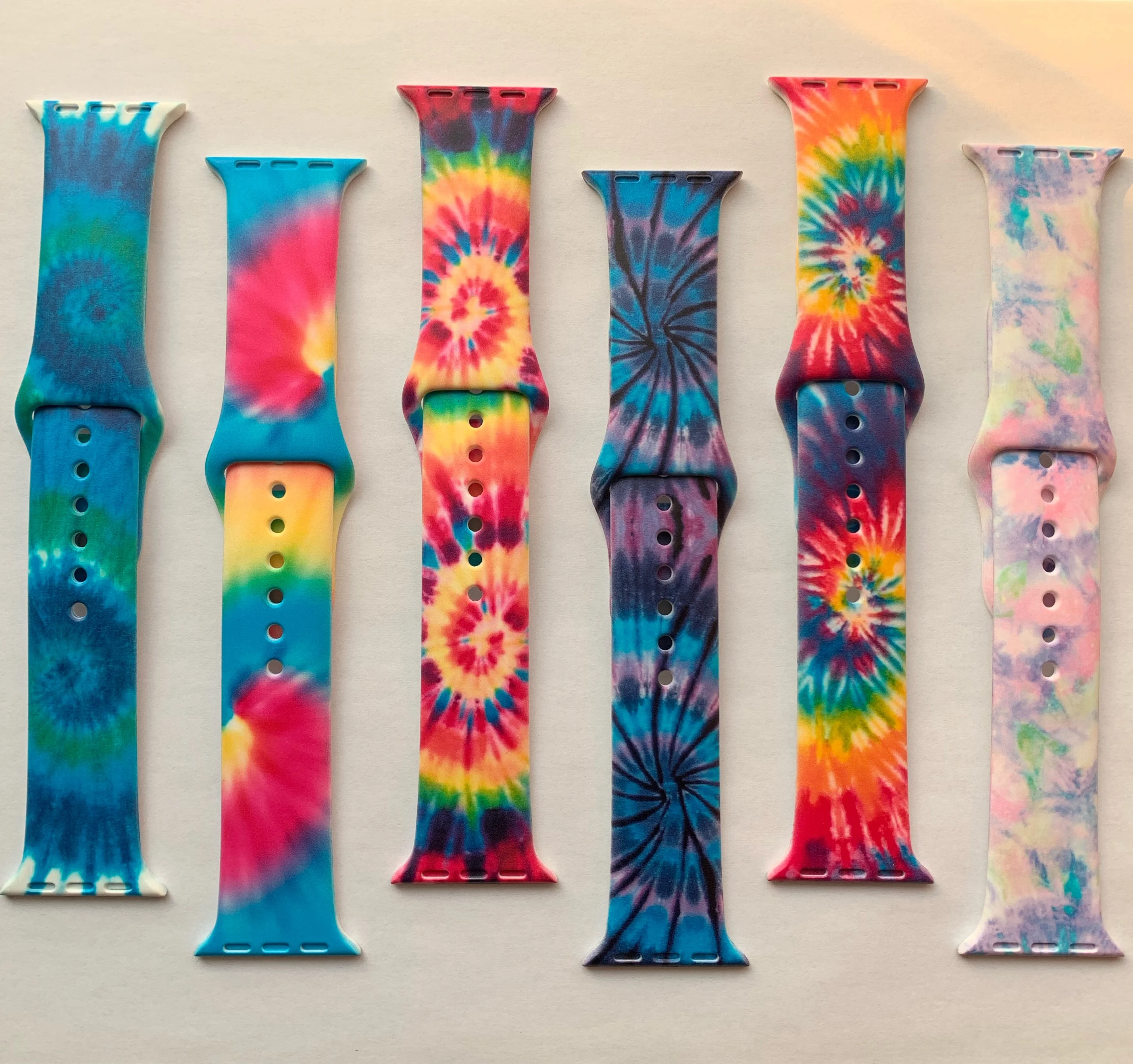 Silicon Wholesale Sports Strap For Smart Iwatch, Printed Sport Silicone Custom Band for Apple Watch Series 1 2 3 4 5