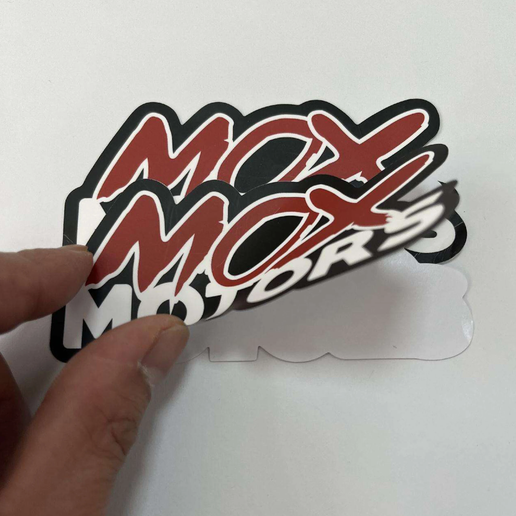 Custom Logo Car Motorcycle Paper Waterproof Decorative Cartoon Sticker Vinyl Self-adhesive Stickers Creator With Logo