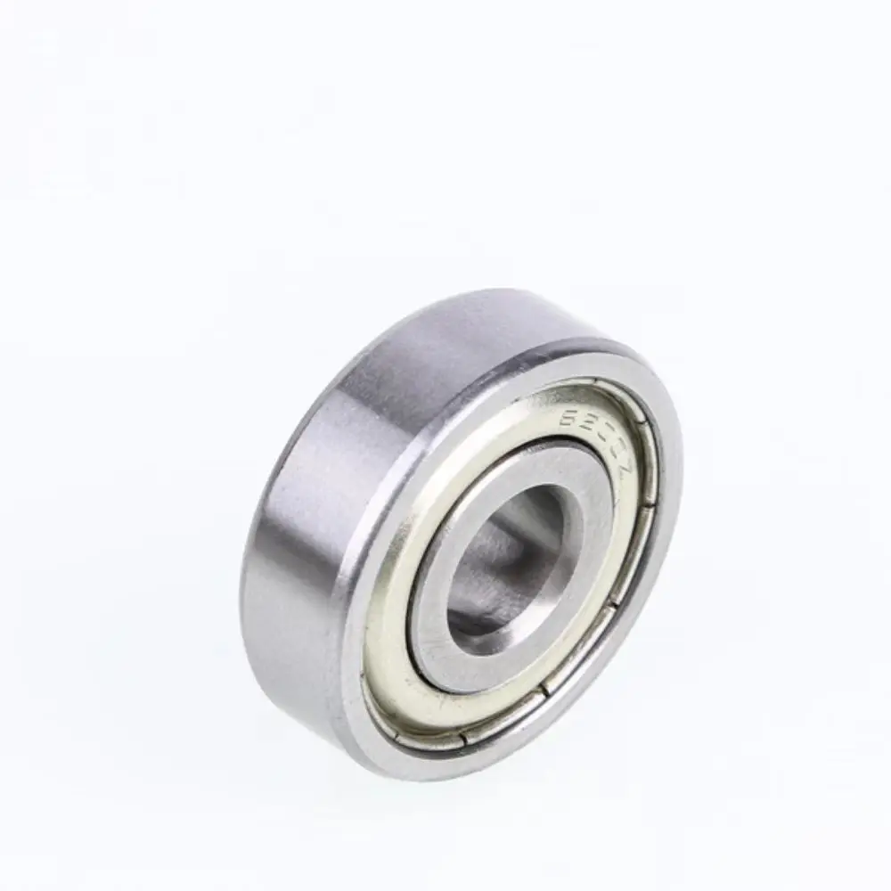 Deep Groove Ball Bearing Chrome Steel China 6200 ZZ RS 10x30x9mm Machinery High Precision 10 - 10.01 Mm OEM Customized Services