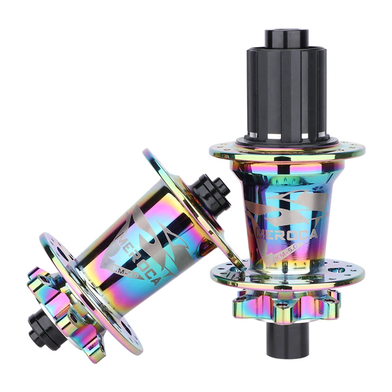 MEROCA Mtb Mountain Bike Hub 32 Holes 5 Bearing Thru Axle/Quick Release Six Pawls Disc Brake K7 Cube for 8/9/10/11 Speed