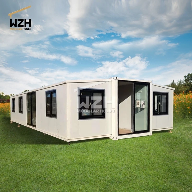 Bamboo houses prefabricated industrial prefab homes dark grey coloured outside band mobile signal booster for home