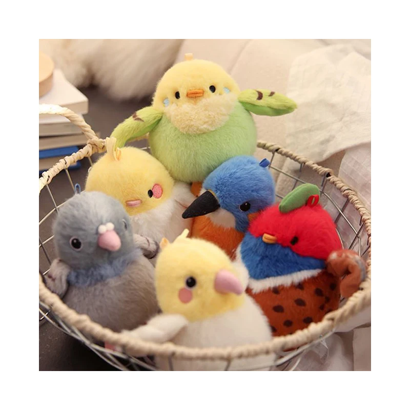 Repeater stand shoulder bird doll lying on the shoulder magnetic plush toy