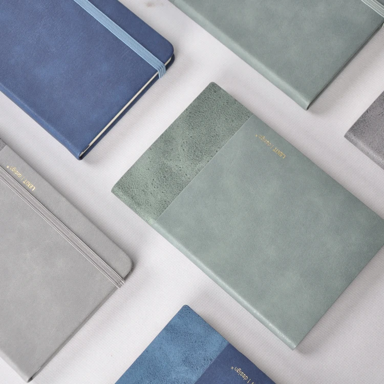 Customized A5 A6 Hardcover Pocket Size Journals Small Notebooks Cute Journal Japanese Style  Leather Binding Cover Notebook