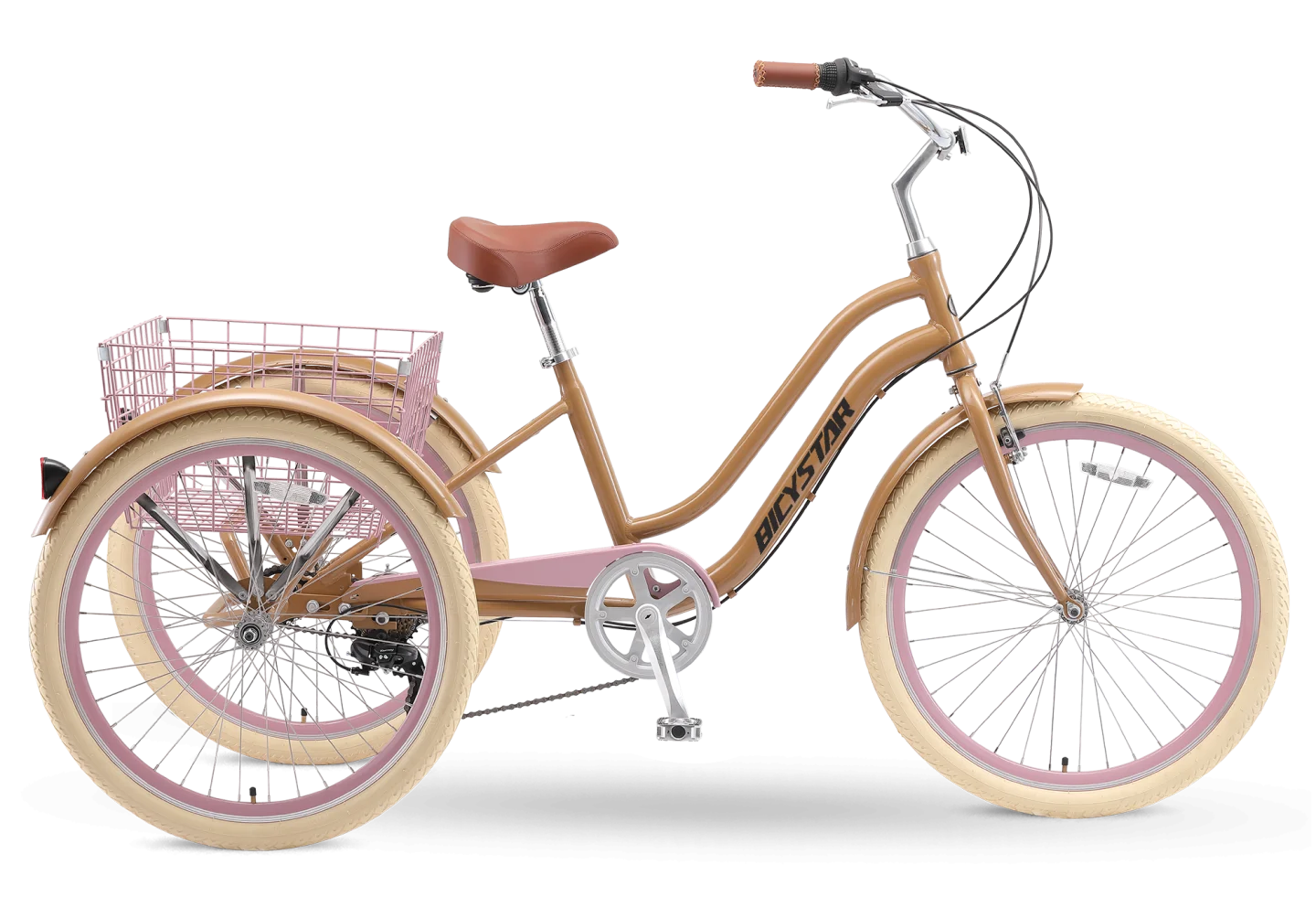 Factory Hot Sale 3 wheel tricycle for adults tricycle source 20/24 inch adult tricycle cruise 3 wheel for cargo