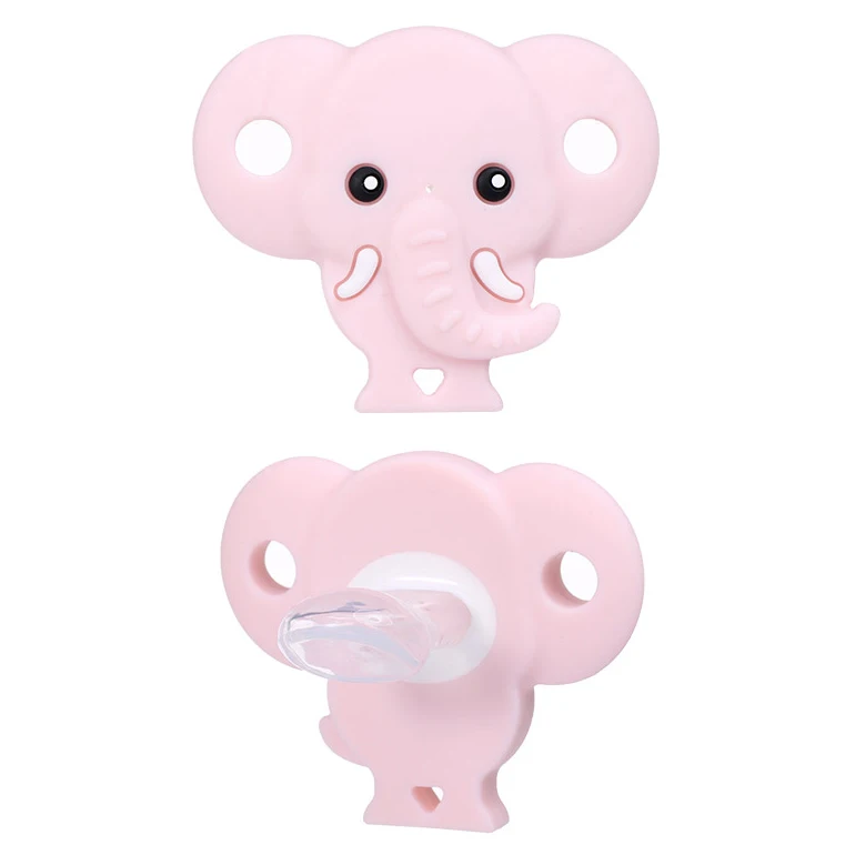 Flat Silicone Baby Nipple Soother Pacifier