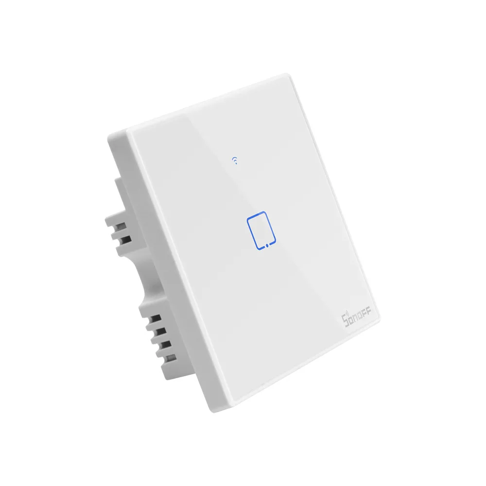 Интеллектуальный выключатель света SONOFF T2UK 1C TX Wi-Fi 3 Gang приложение голосового дистанционного