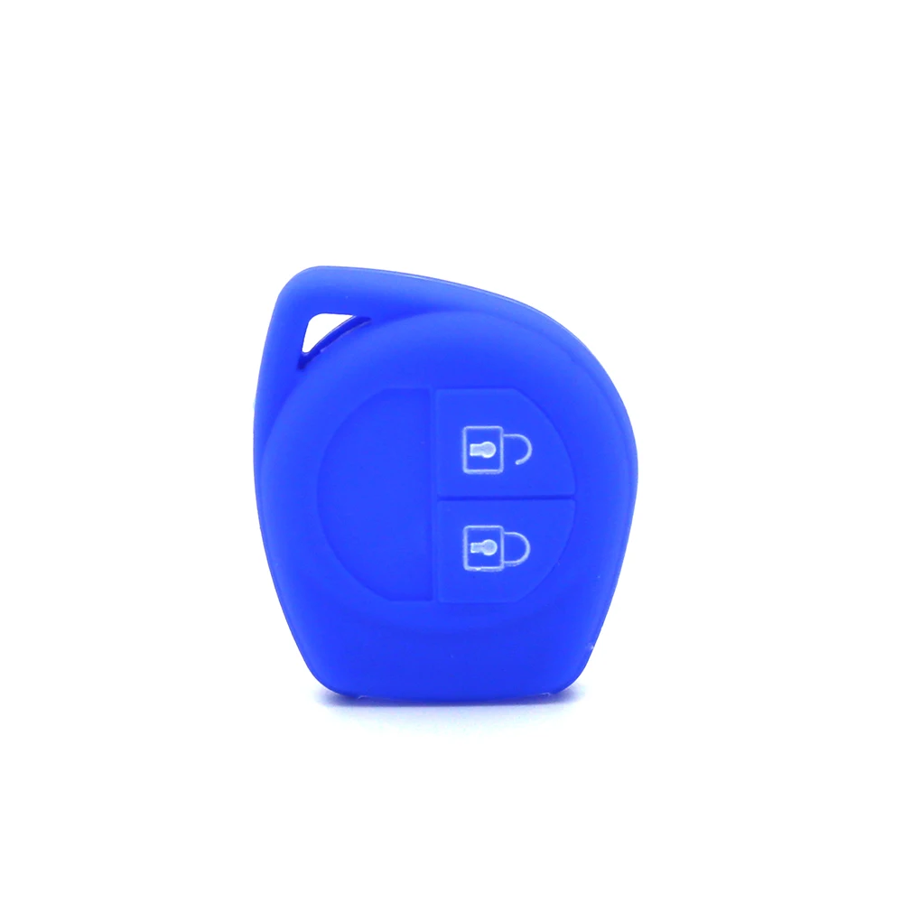 Replacement Silicone 2 Buttons Remote Key Bag Case For Car