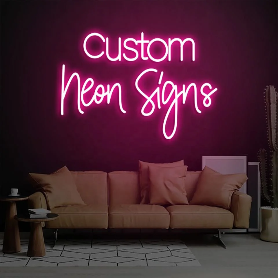 Fast delivery Dropshipping Decoracion Lettering Light Logo Custom LED Light Custom Neon Sign Neon Lights Drop Shipping For Party