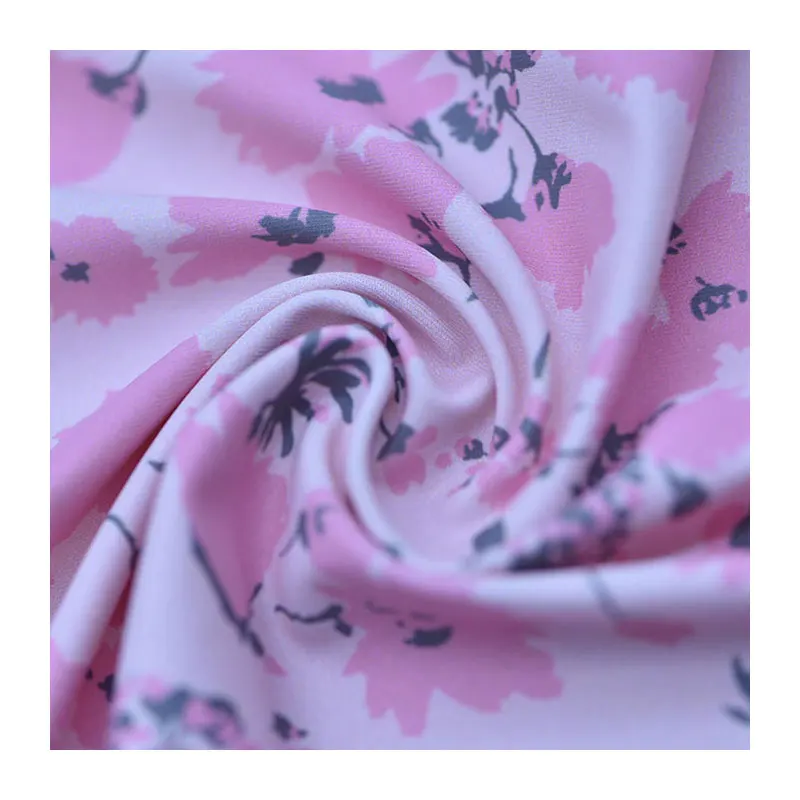 
2021 swimsuit fabric spandex swimwear 82% nylon 18% spandex custom floral prints bikini swimwear fabric 