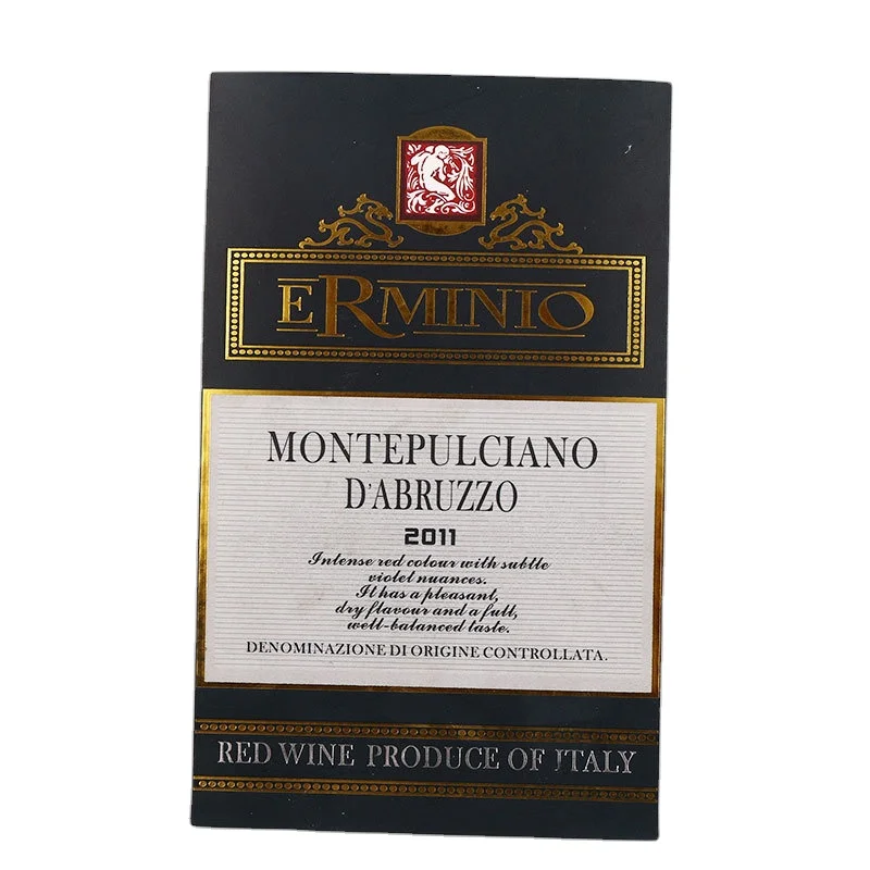 Label Waterproof Beverage Adhesive Sticker Gold Free Design Custom Luxury Datang Custom Size Accepted 1000pcs Offest Printing