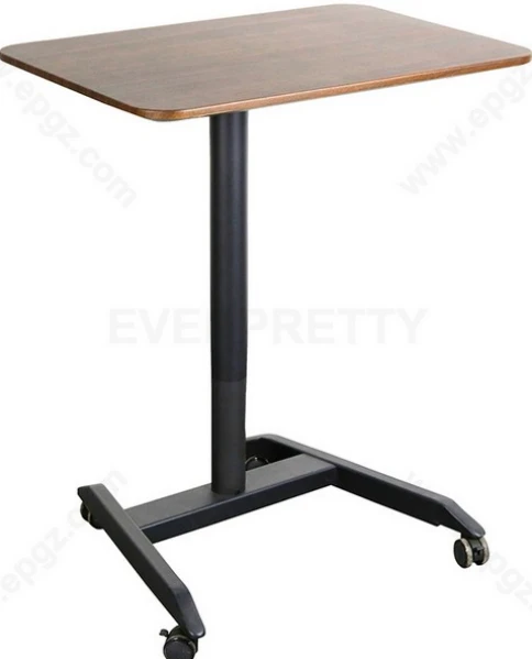 Wooden School Furniture Mobile Hydropneumatic Adjustable Lecture Table